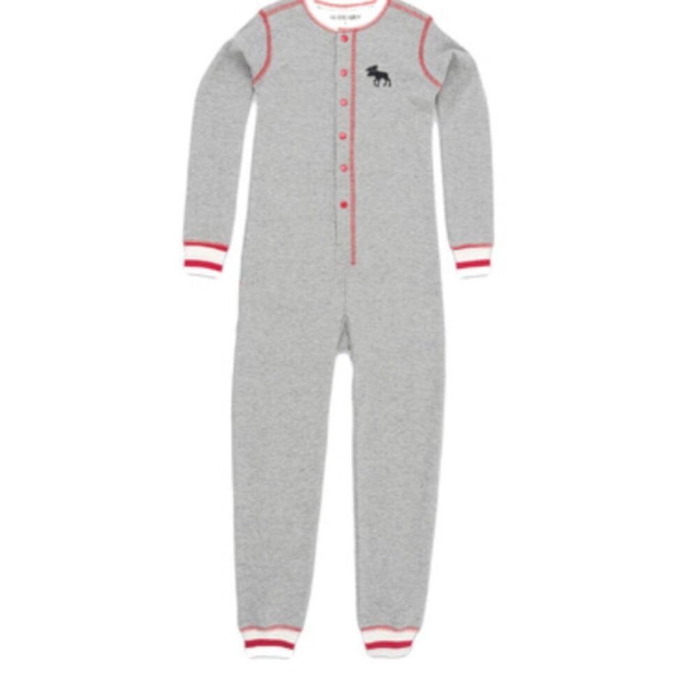 🌲🫎 Little Blue House by Hatley Canadian Moose Union Suit Pajamas – Kids Size 6